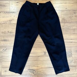 Josephine Chaus Black Women's Dress Pants Zip Closure Plus 18 Lined Side Zip